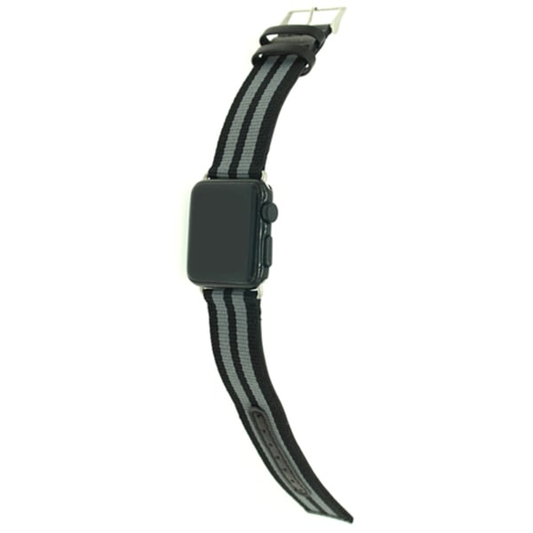 Nylon klokkerem til Apple Watch 4 44mm, serie 3/2/1 42mm arm grønn