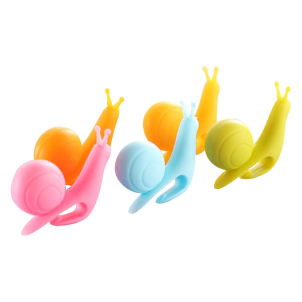5 supersöpöä Tea Snails - Etana - Teepussin pidike