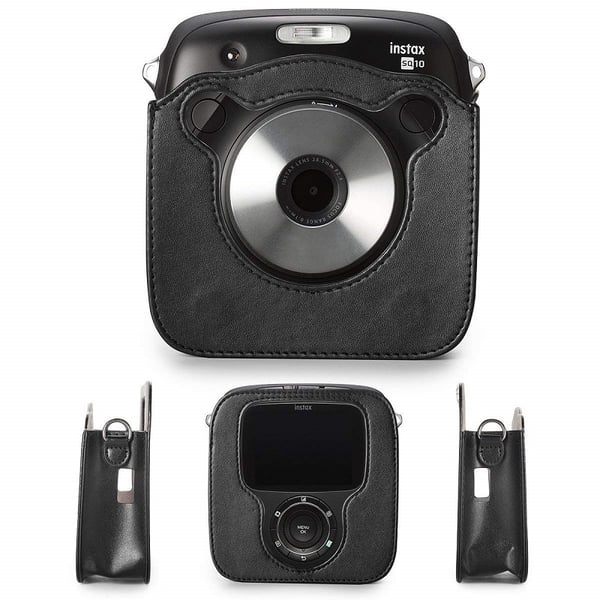 Kamerataske i PU-læder til Fujifilm Instax SQ10 - Sort