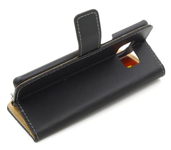 SKALO Samsung S8 Plånboksfodral Äkta Skinn