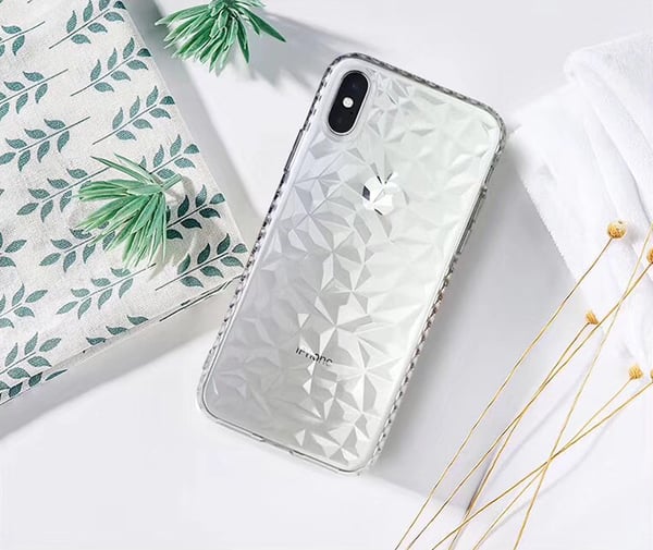 Extra tåligt 3D Diamant TPU iPhone 7/8