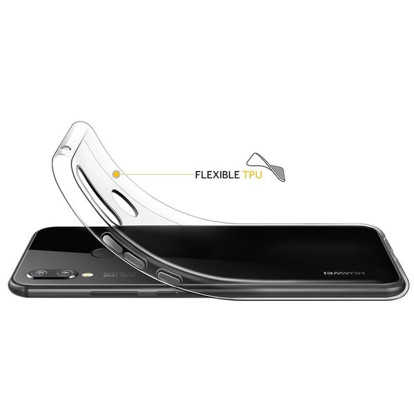 Transparent Silikon TPU-Skal till Huawei P20 Lite