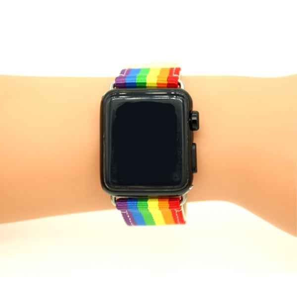 Nylon Rem för Apple Watch 3/2/1 42mm - Pride