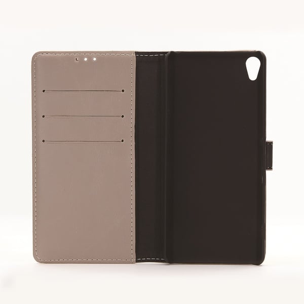 Sony Xperia XA Retro Lommebok - deksel Beige