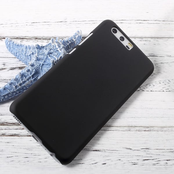 Huawei P10, Cover Plastcover Gummiert - Sort