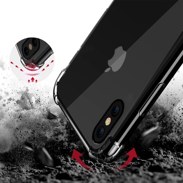 SKALO iPhone X/XS Ekstra stærk TPU-cover