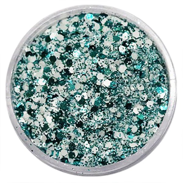 Nail glitter - Mix - White sea - 8ml - Glitter