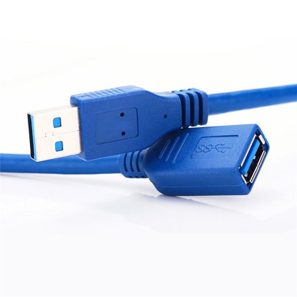 USB 3.0 Forlængerkabel - A Han til A Hun - 1,8 meter