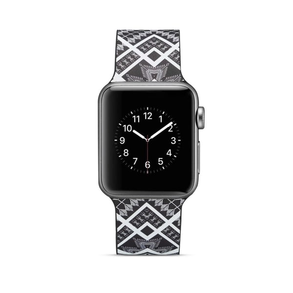 Silikon klokkerem til Apple Watch 4 44mm, 3/2/1 42mm - firkant