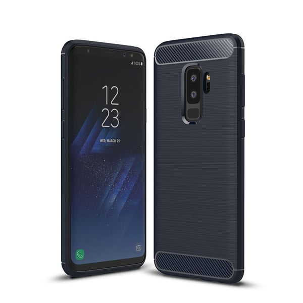 SKALO Samsung S9 Plus Armor Carbon Stöttåligt TPU-skal