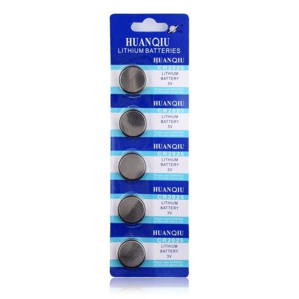 Alkalisk knappcellebatteri CR2025 Stor pakke