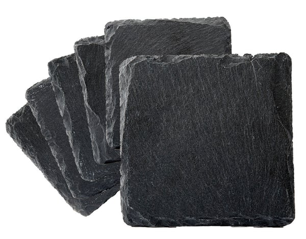 Glasunderlägg Skiffer 6-pack Dorre