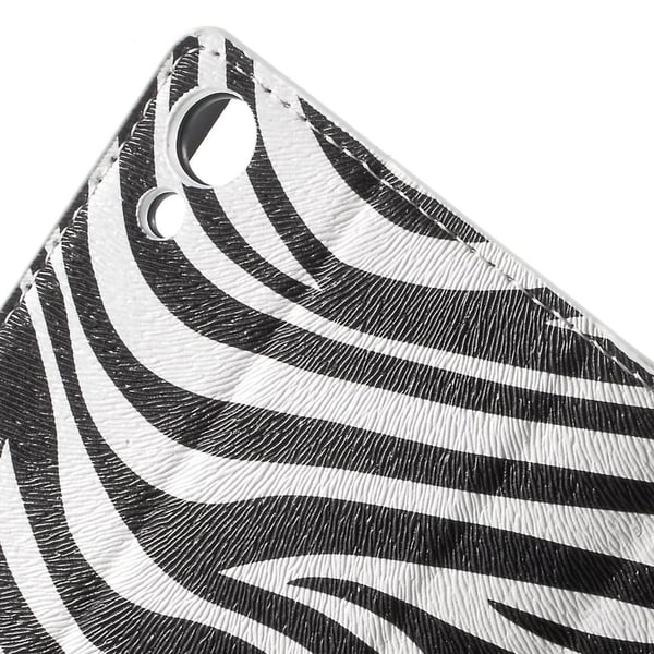 Sony Xperia Z3+ E6553 Zebra Stripe Lompakkokotelo
