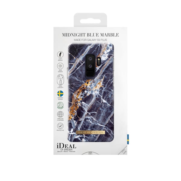 iDeal Sverige Samsung Galaxy S9 Plus - MIDNATT BLÅ MARMOR