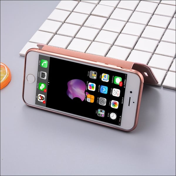 SKALO iPhone 7/8 Plånboksfodral TPU Ultraslim design