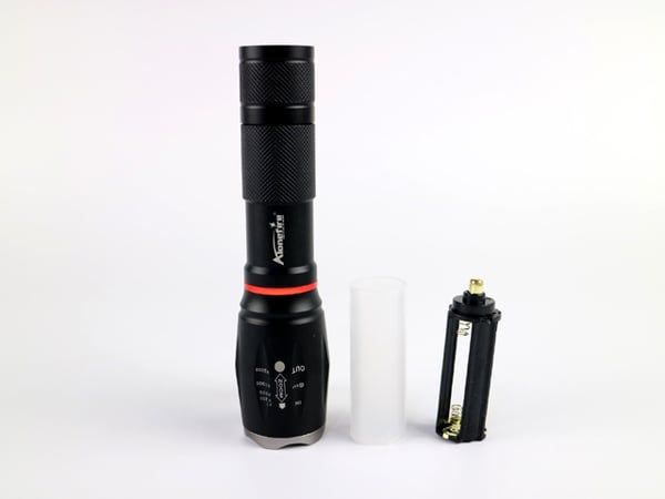 Led ficklampa 1x XM-L T6 led 1000 Lumen Zoom