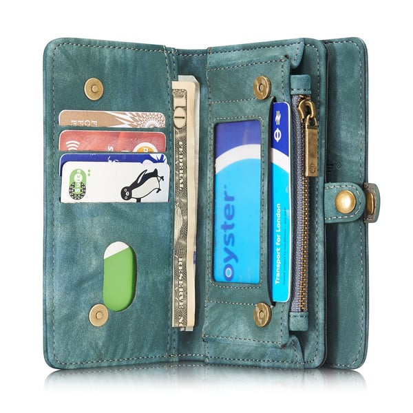 CASEME iPhone 7/8 Plus Retro Splitt Lær Lommebok - deksel