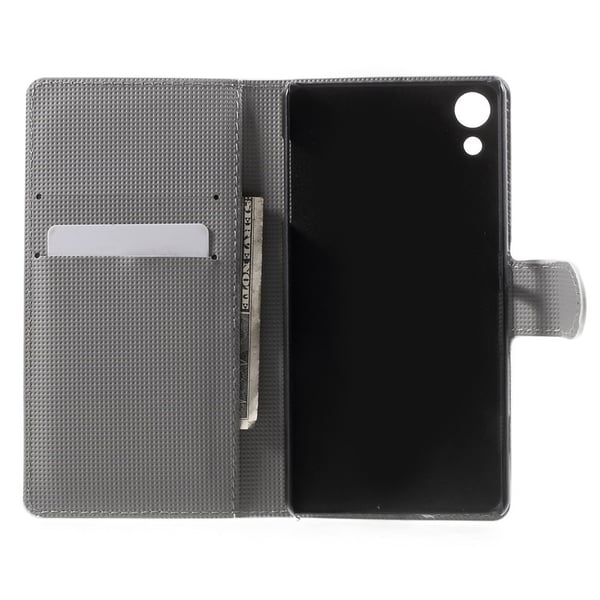 Sony Xperia Z3+ E6553 Zebra Stripe Lompakkokotelo