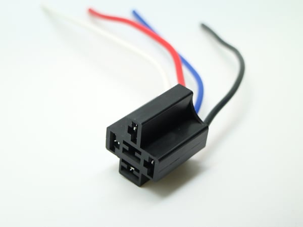 40A relä 12v + hållare för inkoppling av tex extraljus xenon eller ledramp
