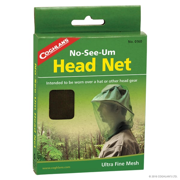 myggnät till hatt, COGHLANS NO-SEE-UM CG0160 (1150 holes/in²)