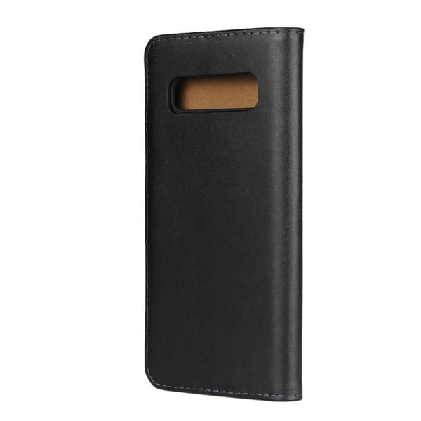 SKALO Samsung S10 Plånboksfodral Äkta Skinn
