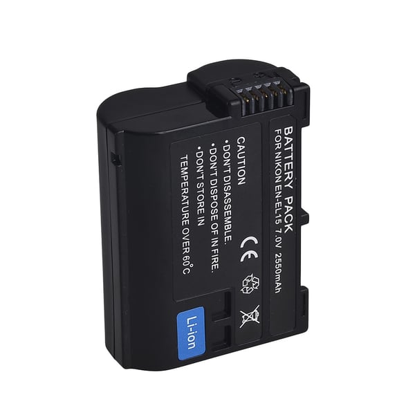 EN - EL15 Batteri til Nikon V1 D7000 D7100 D800 D800E D750 Etc
