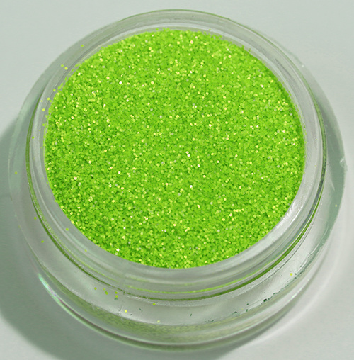 Kynsien glitter - Hienorakeinen - Neonvihreä (matta) - 8ml - Glitter