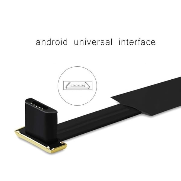Qi-Sovitin - Langaton Laturin Vastaanotin Micro-USB - Musta