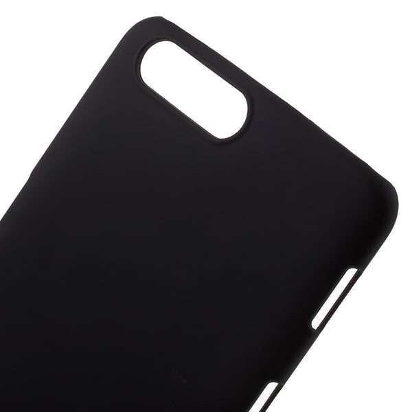 OnePlus 5 Skal Plastsuojakuori Rubberized - Musta