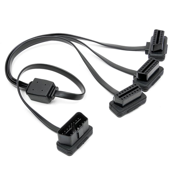 1x3 OBD2 OBDII Splitter-jatkojohto 1x uros 3x naaras