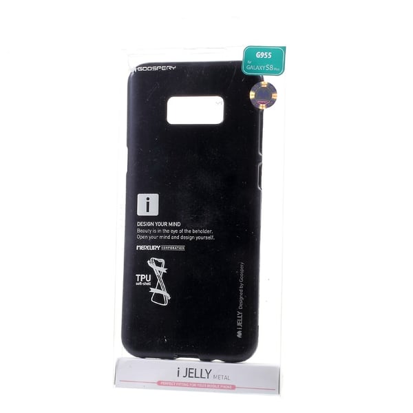 Mercury GOOSPERY Jelly TPU Deksel til Samsung Galaxy S8 Plus - Svart