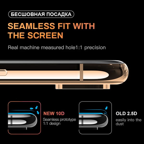 SKALO iPhone 11 FULL-FIT Hærdet Glas Skærmbeskyttelse