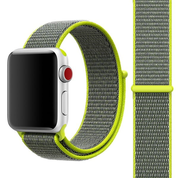 För Apple Watch 42mm Nylon Loop med kardborreknäppning