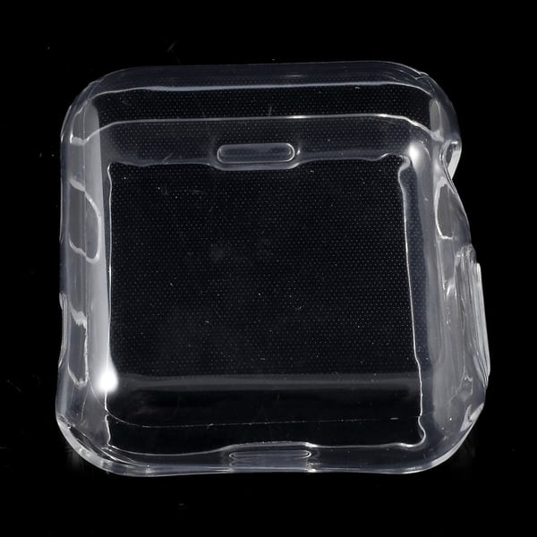 Klart TPU-etui med skridsikker inderside til Apple Watch Series 3 2 1 38 mm