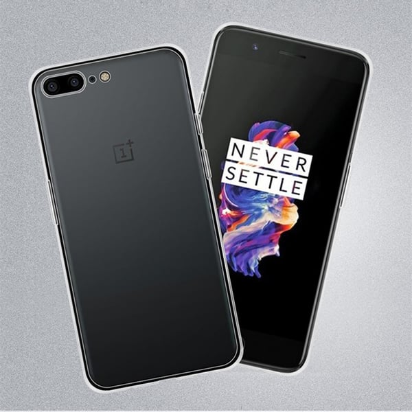 Transparent Silikon TPU-Skal till Oneplus 5