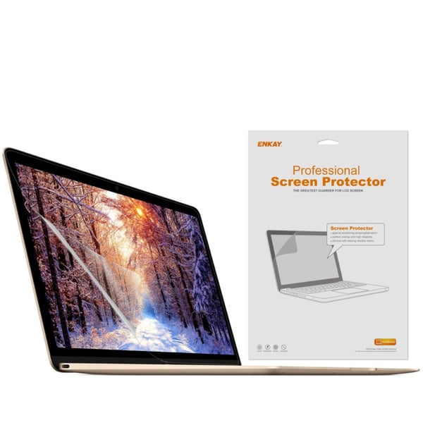 ENKAY HD krystallklar skjermbeskytter til MacBook 12"