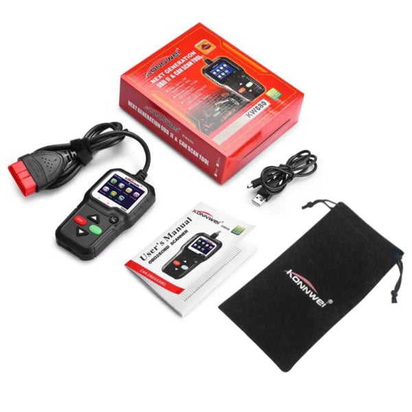 KONNWEI KW680 OBDII/EOBD - skanner OBD2 bildiagnostisk skanner