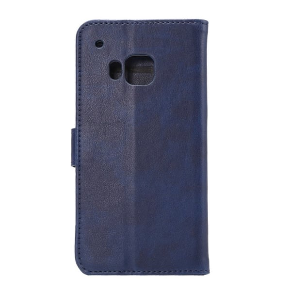 HTC ONE M9 Stilig Lommebok - cover Mørkeblå
