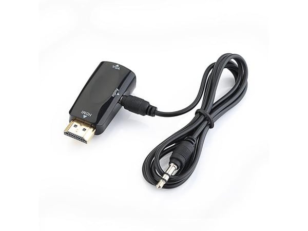 HDMI til VGA med Audio Input - Mini