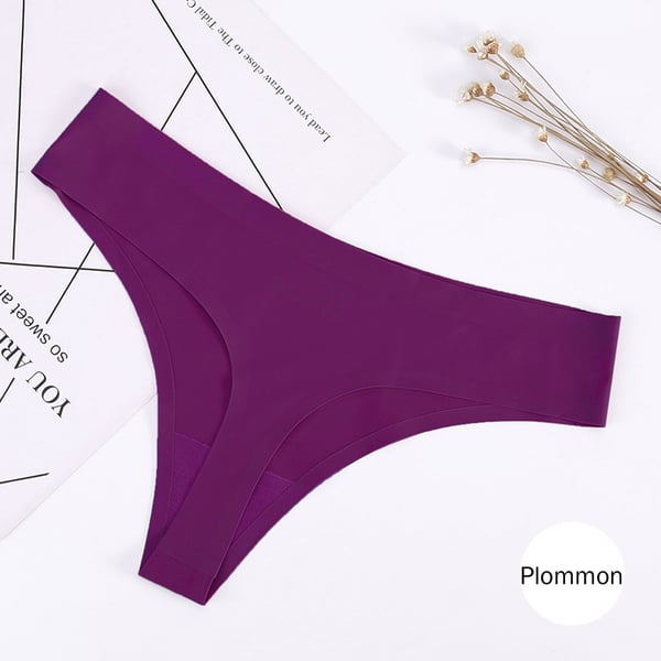 6-pak sømløse thongs - 6 farver