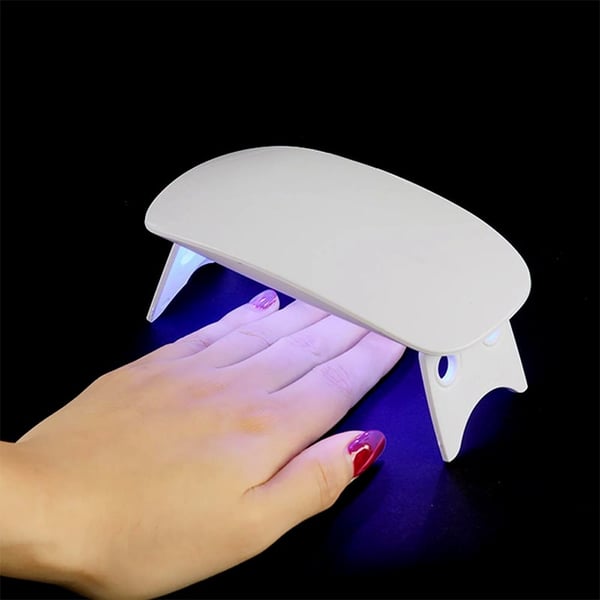 Mini UV LED-lampe til Negle, Hvid
