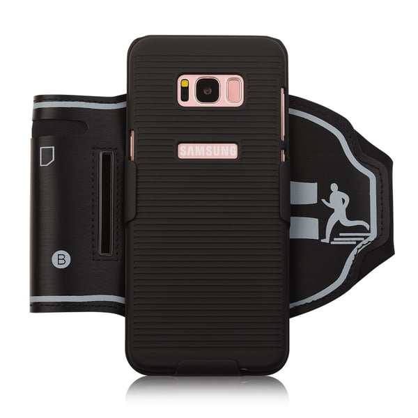 Sportsarmbånd + PC Stribe Hårdt Cover til Samsung Galaxy S8
