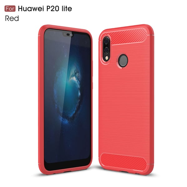 Stöttåligt Armor Carbon TPU-skal Huawei P20 Lite