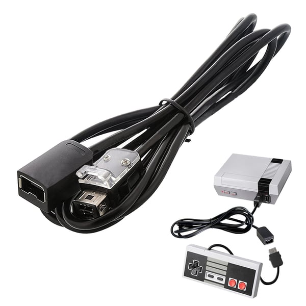 Kompatibel med Nintendo NES Classic Mini skjøteledningskontroller 3M