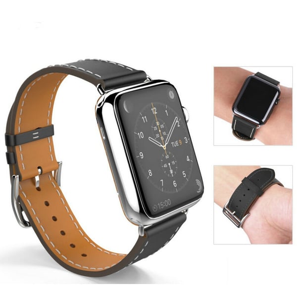 Ægte læder armbånd til Apple Watch 38mm
