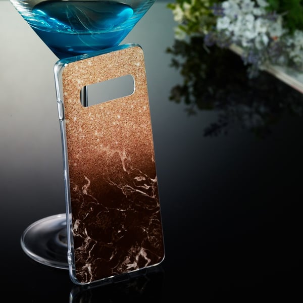 Mønster IMD TPU Blødt Bagcover til Samsung Galaxy S10 - Stil B