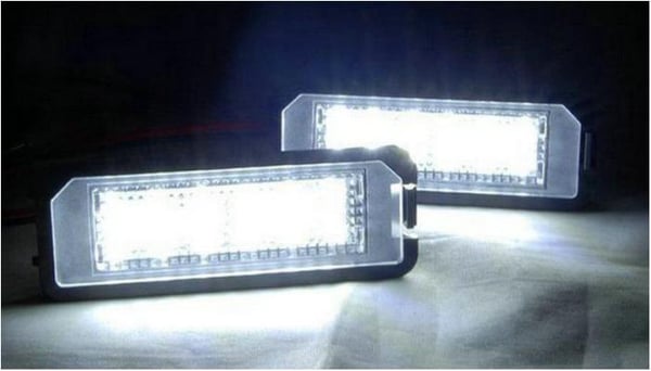 Porsche Cayenne Passat Touareg Tiguan Audi TT skyltbelysning Led