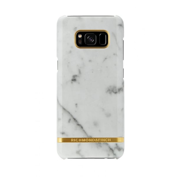Richmond & Finch Deksel til Samsung Galaxy S8 Plus - Hvit Marmor