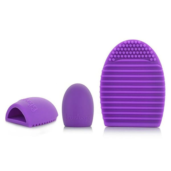 Brushegg, brushcleaner - renser makeup børster 6 farver