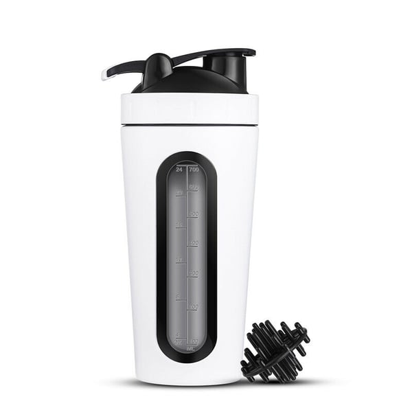 Shaker i Rustfritt Stål, 700 ml - Hvit